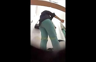 Slut with big ass changes clothes and gets captured by a spy cam